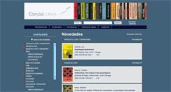 Desktop Screenshot of canoalibros.com